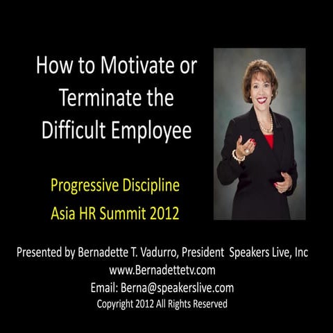 Motivate or terminate hr summit pdf