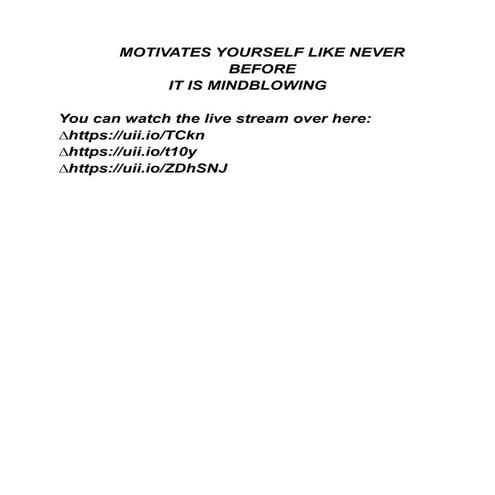 MOTIVATES YOURSELF LIKE NEVER BEFORE | PDF