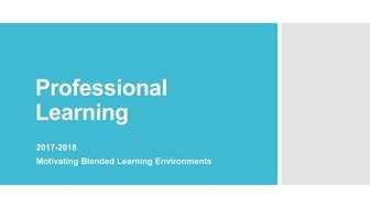 Motivating Blended Learning Environments