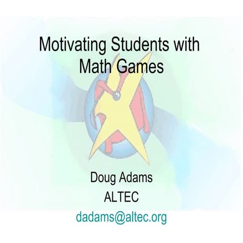 Motivating Students With Math Games