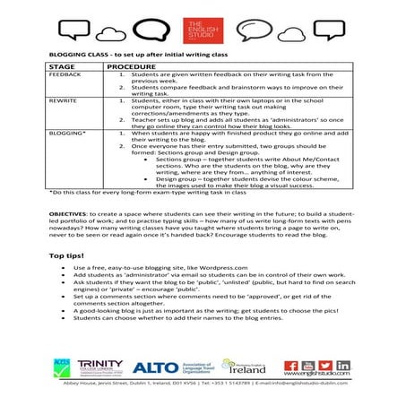 Lesson plan freewriting | DOC