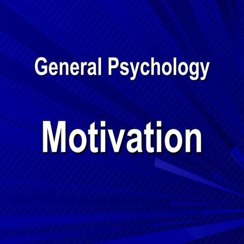 Motivation