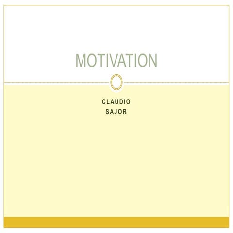 Motivation