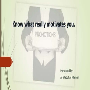 Motivation-How to mitivate