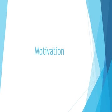 Motivation