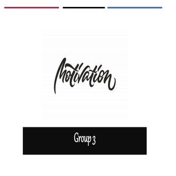 Motivation in psychology & theory