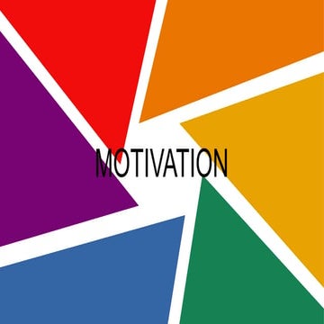 Motivation what i Know -  To be Known to you All