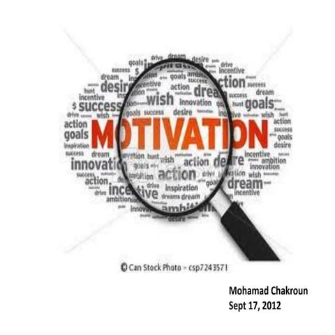 Motivation 