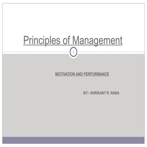 Motivation.shrikant rana | PPT
