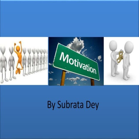 Motivation and It's Theories.