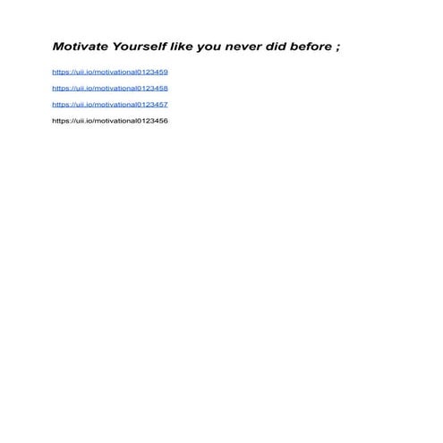 Motivational | PDF