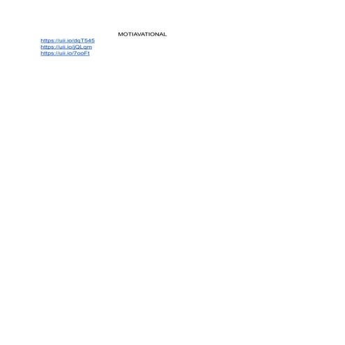 Motivational | PDF