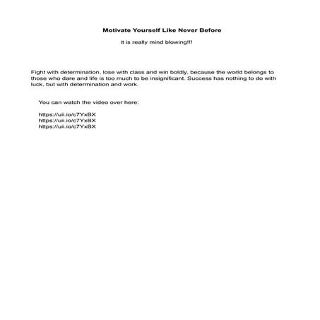 Motivational | PDF