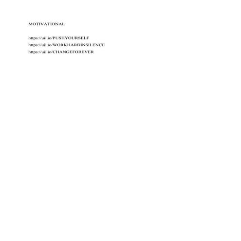 Motivational | PDF