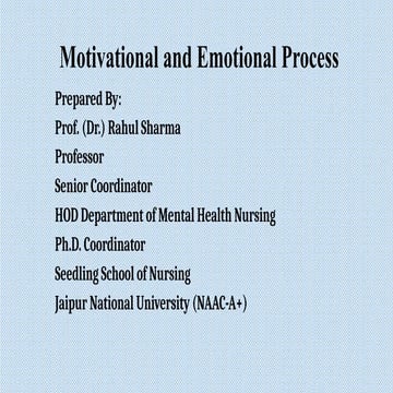 Motivational and Emotional Processes (UNIT - XIV).pptx