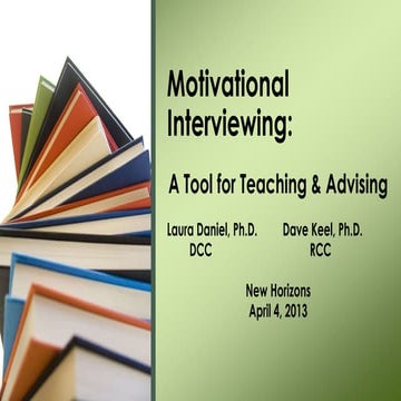 Motivational interviewing new horizons 4 4 13