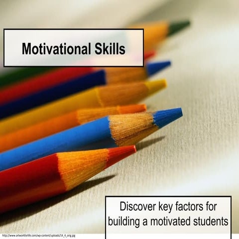 Motivational skills for teachers