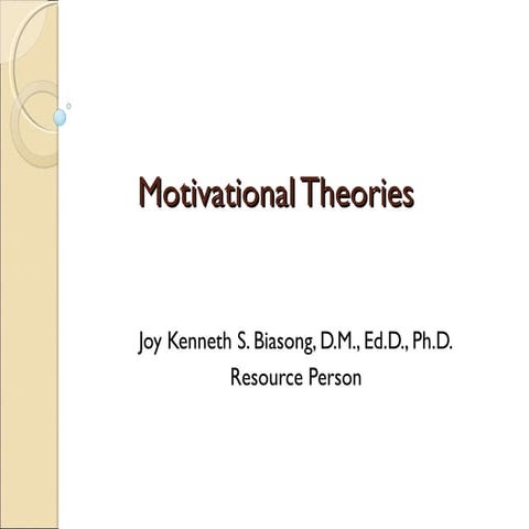 Motivational Theories