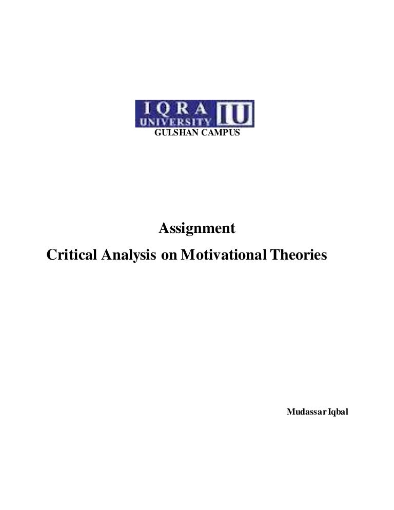 motivational theories