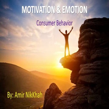 Motivation and Emotion