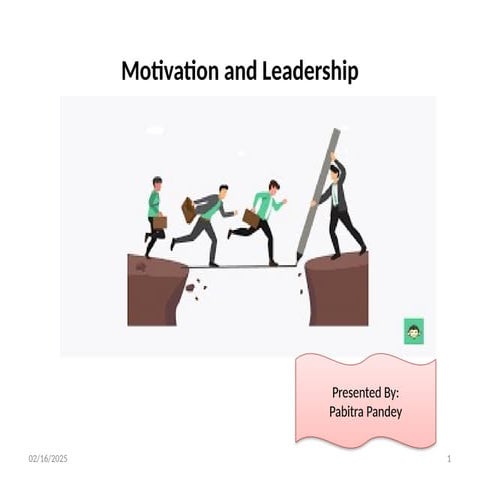 Motivation and  Leadership and its Theory