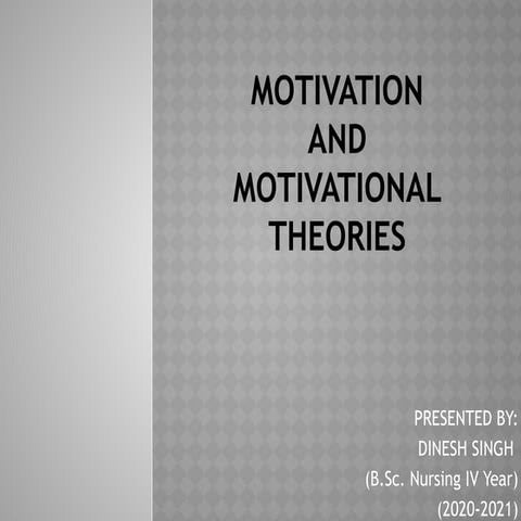 Motivation and Motivational Theories by Dinesh Singh.pptx