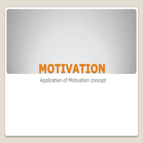 Motivation (final ppt)