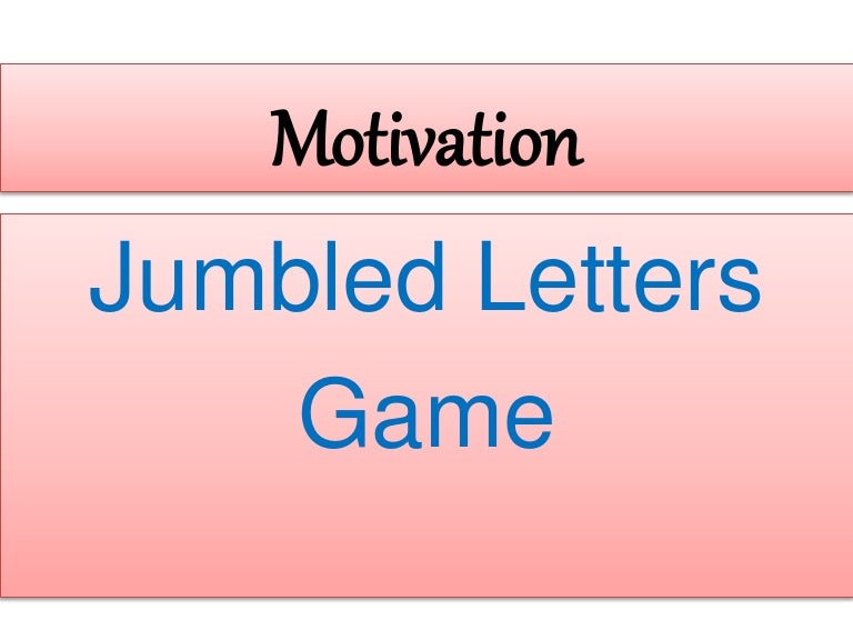 Motivation games