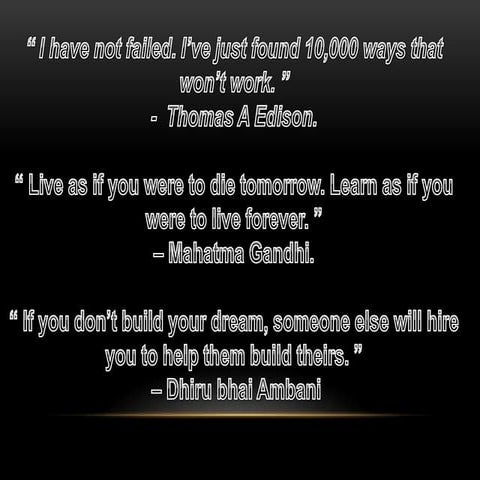 Motivation & importance of higher studies and practical knowledge