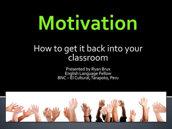 MOTIVATION POWERPOINT | PPT