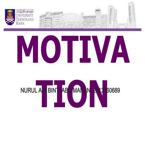 Motivation ppr edm703