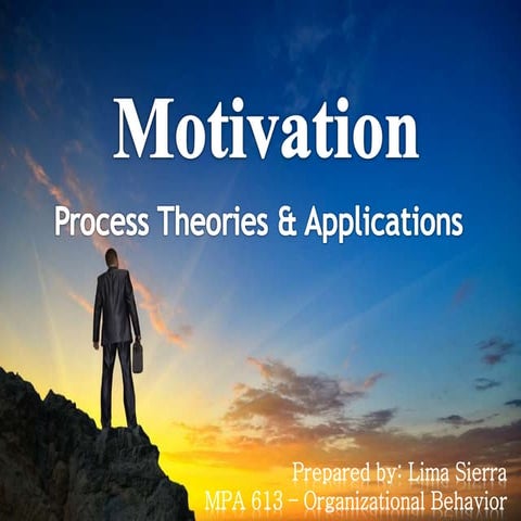 Motivation process theories