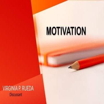 Motivation_ Psycho-Socio Foundation of Educ..pptx