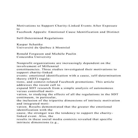 Motivations to Support Charity-Linked Events After Exposure to.docx