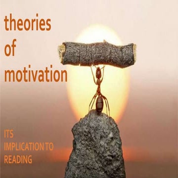 Motivation Theories