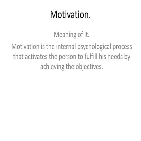 Motivation to  the students.