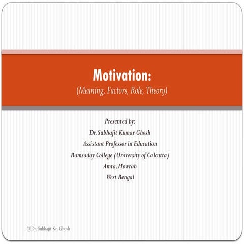 Motivation: Different Types and Function.pptx