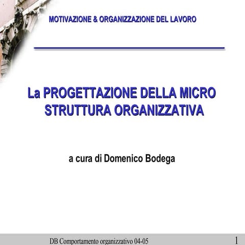 Motivazione    Odl  04 05