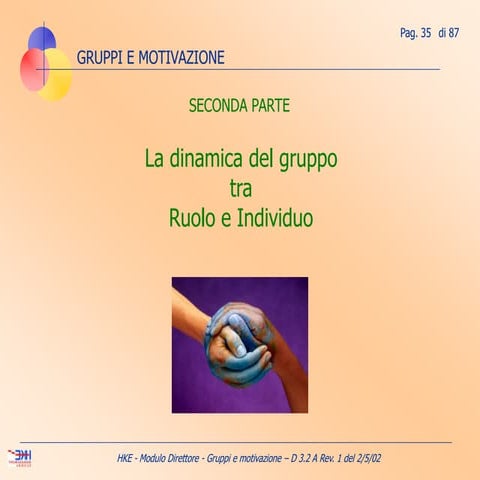 Motivazione e gruppo (Seconda parte) discenti.ppt