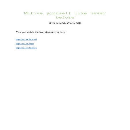 Motive yourself like never before | DOCX