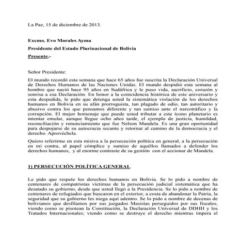 MOTIVOS DE SOBRA PARA DEFENDER NUESTROS DERECHOS