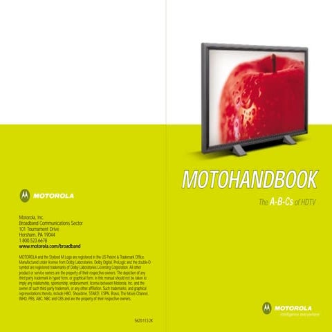 MOTO HD HandBook