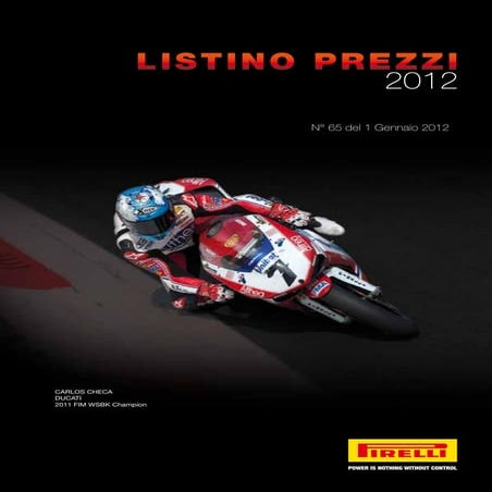 Desmolupo: Moto Pirelli Listino Prezzi 2012