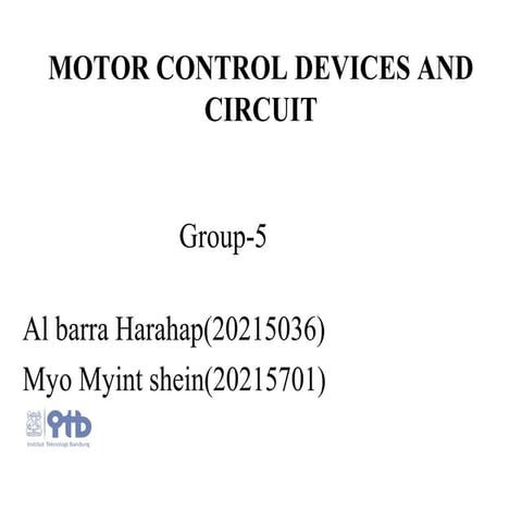 Motor control