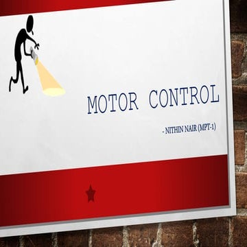 Motor control
