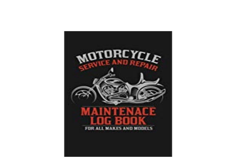 E Book Textbook Library Motorcycle Maintenance Log Book Service And R