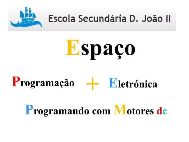 Controlo de motores dc através de Scratch