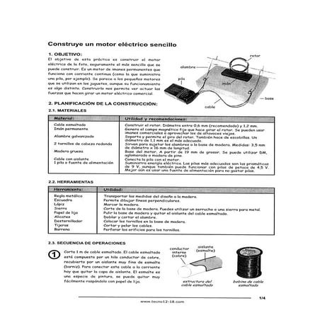 Motor eléctrico 2º ESO