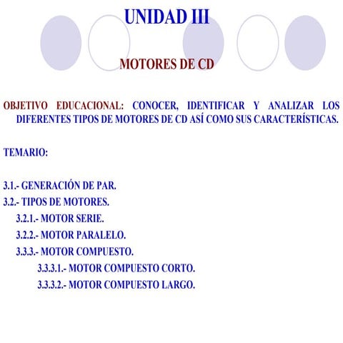 MOTORES DE CD
