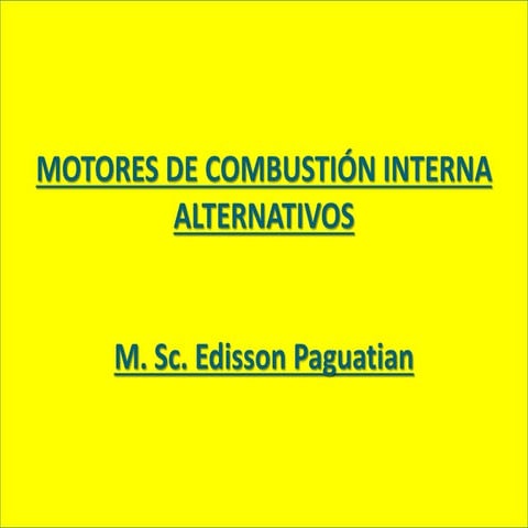 Motores de combustión 2 da parte ep1
